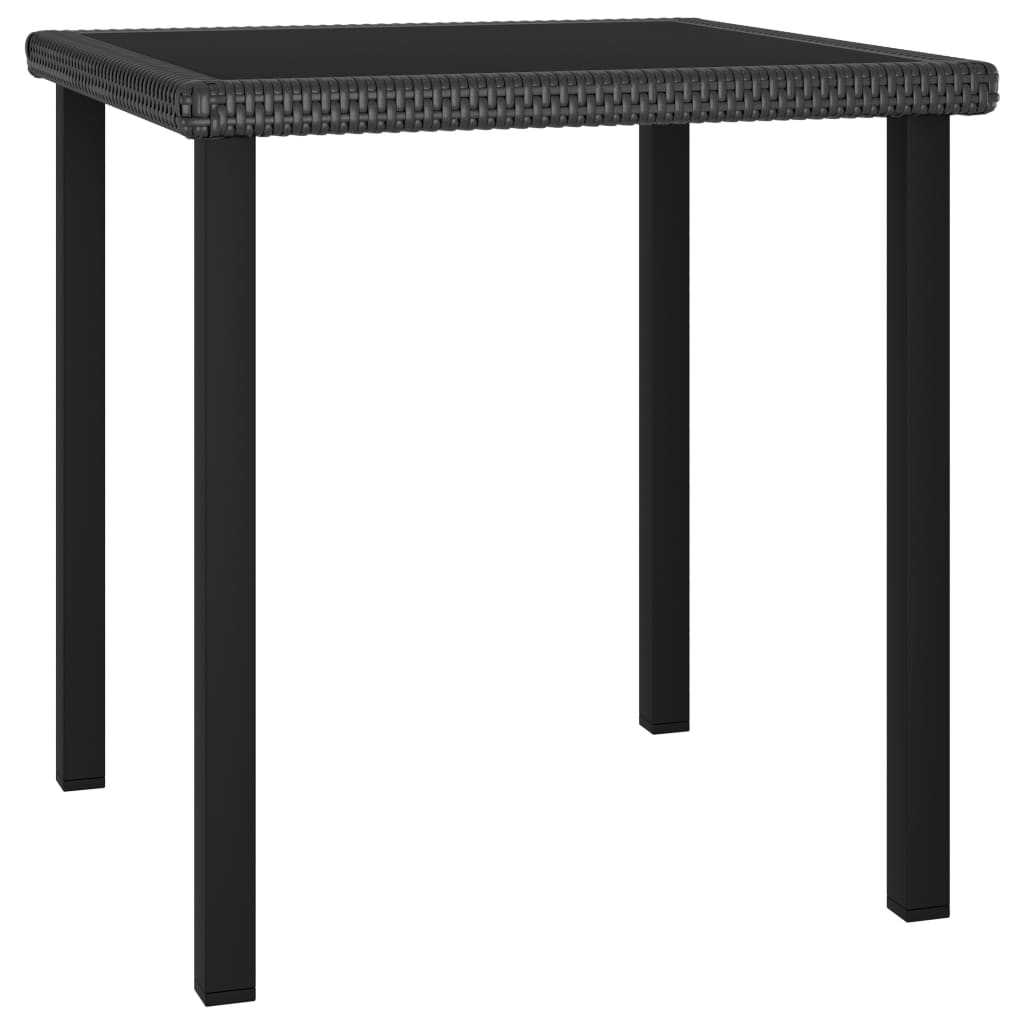 Mesa De Comedor Para Jardín Ratán Sintético