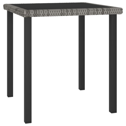 Mesa De Comedor Para Jardín Ratán Sintético