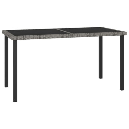 Mesa De Comedor Para Jardín Ratán Sintético