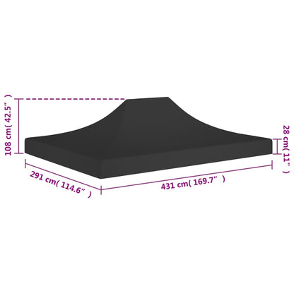 Techo De Carpa Para Celebraciones 4,5X3 M 270 G/M²