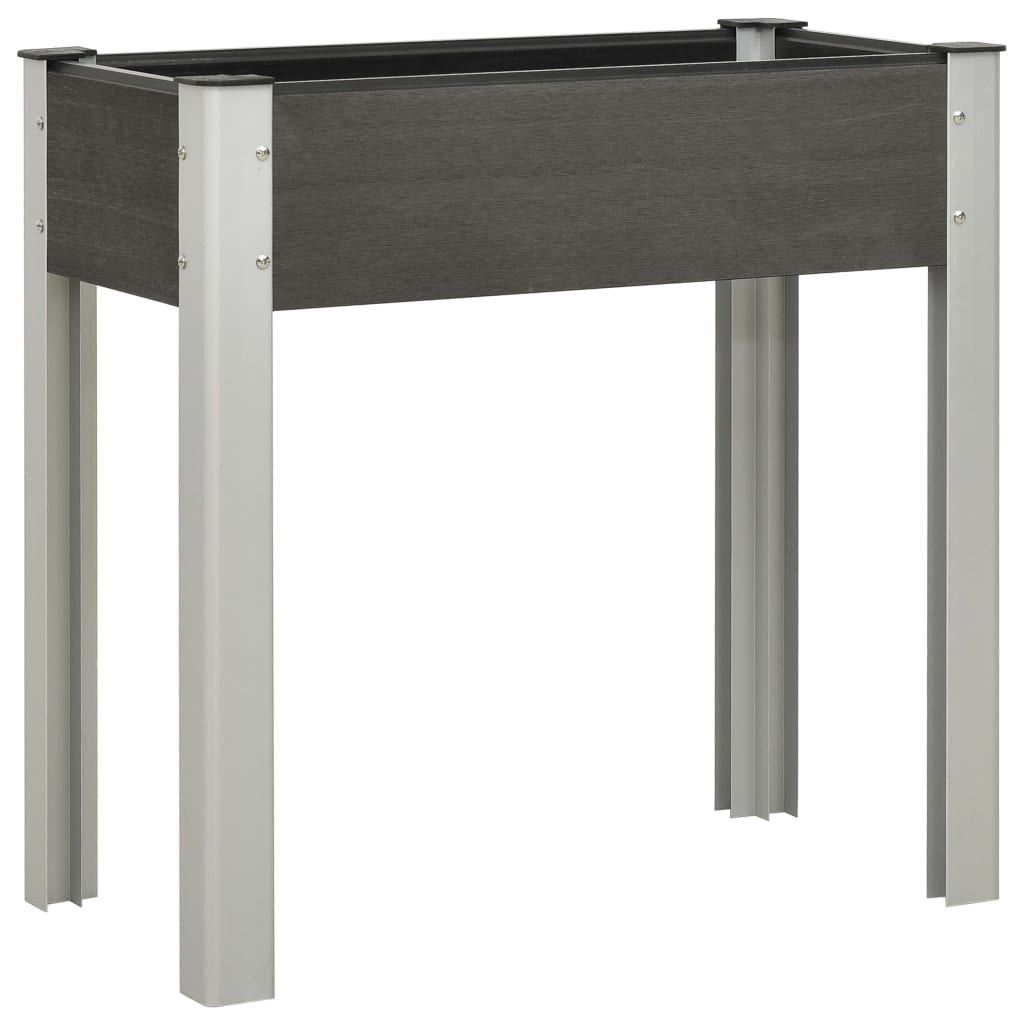 Mesa De Cultivo Para Jardín Wpc Gris