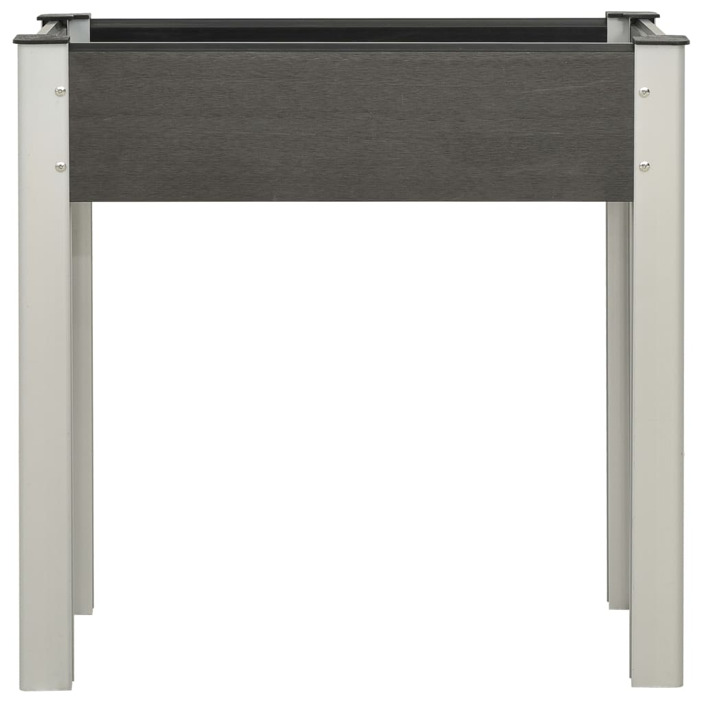 Mesa De Cultivo Para Jardín Wpc Gris