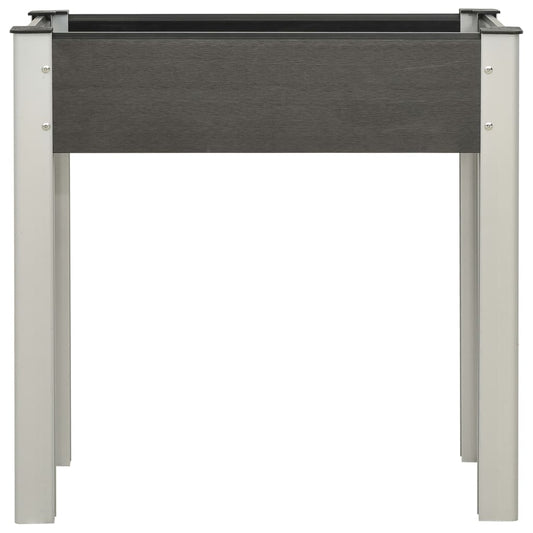 Mesa De Cultivo Para Jardín Wpc Gris