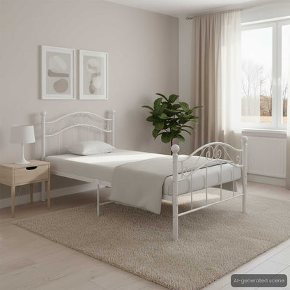 Estructura De Cama Sin Colchón Metal
