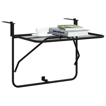Mesa De Balcón De Acero 60X40 Cm