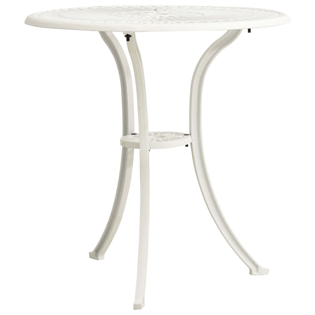 Mesa De Jardín Aluminio Fundido 62X62X65 Cm