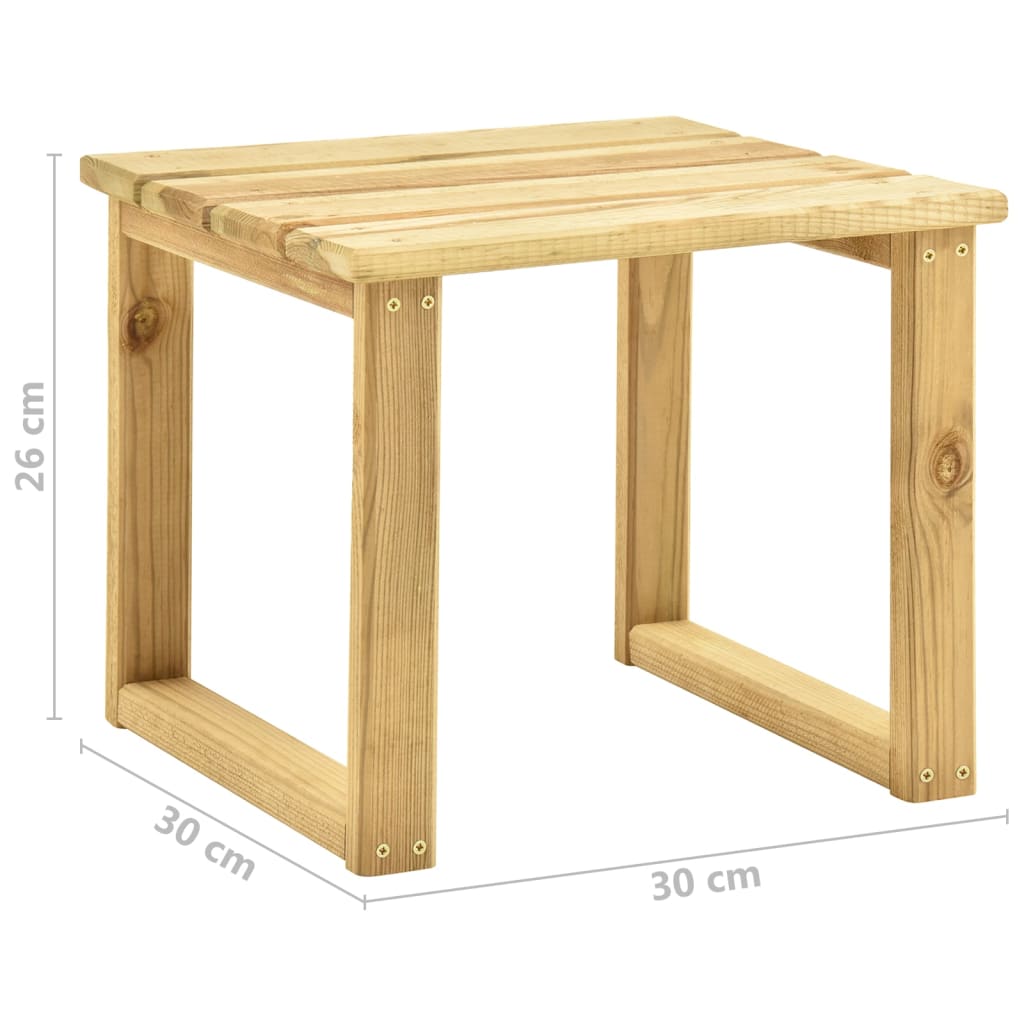 Tumbona Madera De Madera De Pino Impregnada Verde