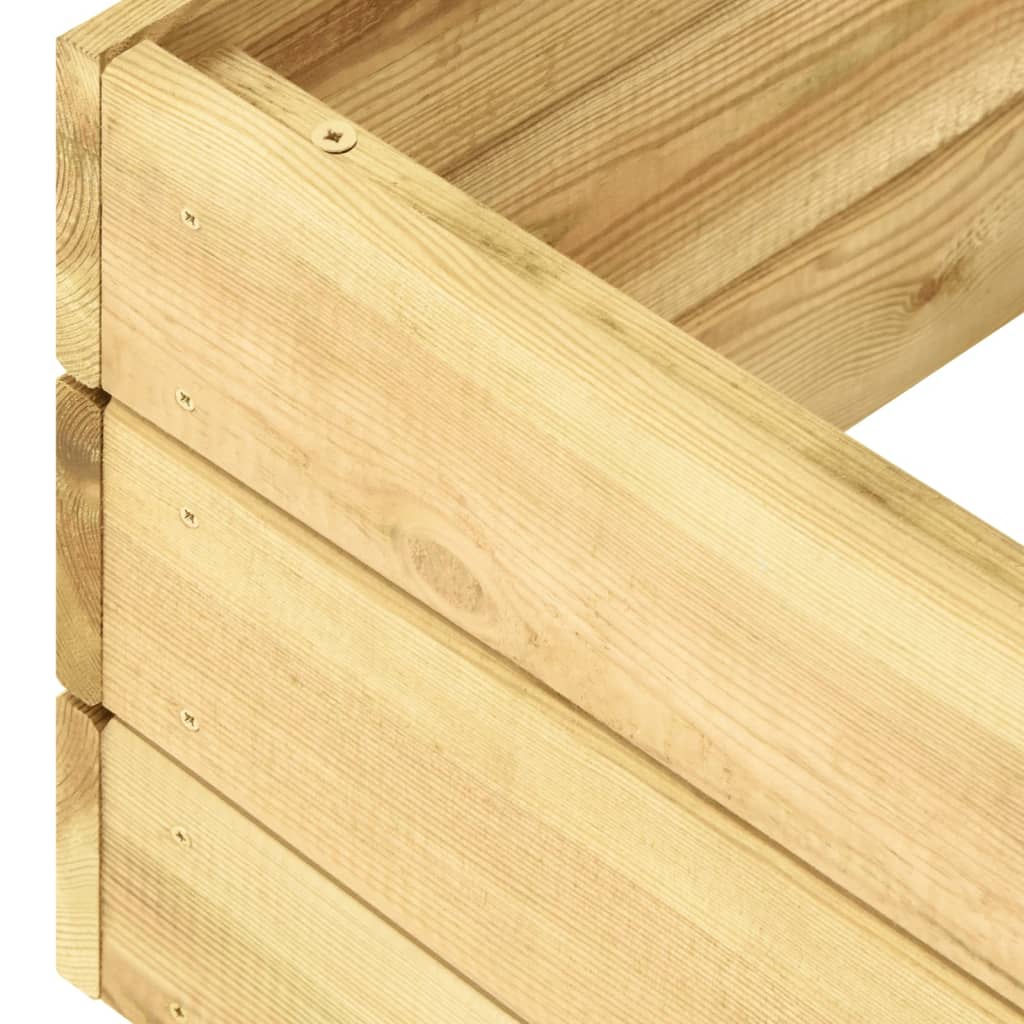 Tumbona Madera De Madera De Pino Impregnada Verde