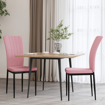 Sillas De Comedor 2 Unidades Terciopelo