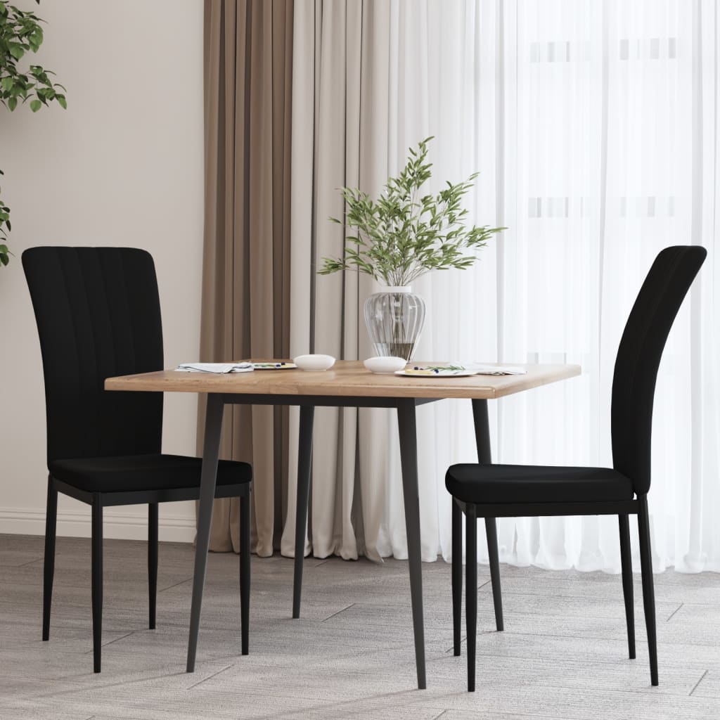 Sillas De Comedor 2 Unidades Terciopelo