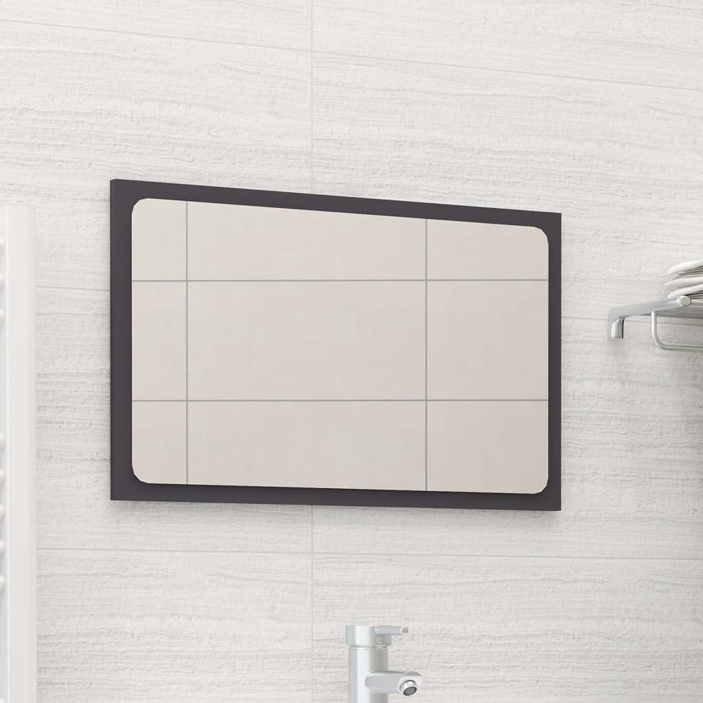 Espejo De Baño Madera Contrachapada 80X1,5X37 Cm