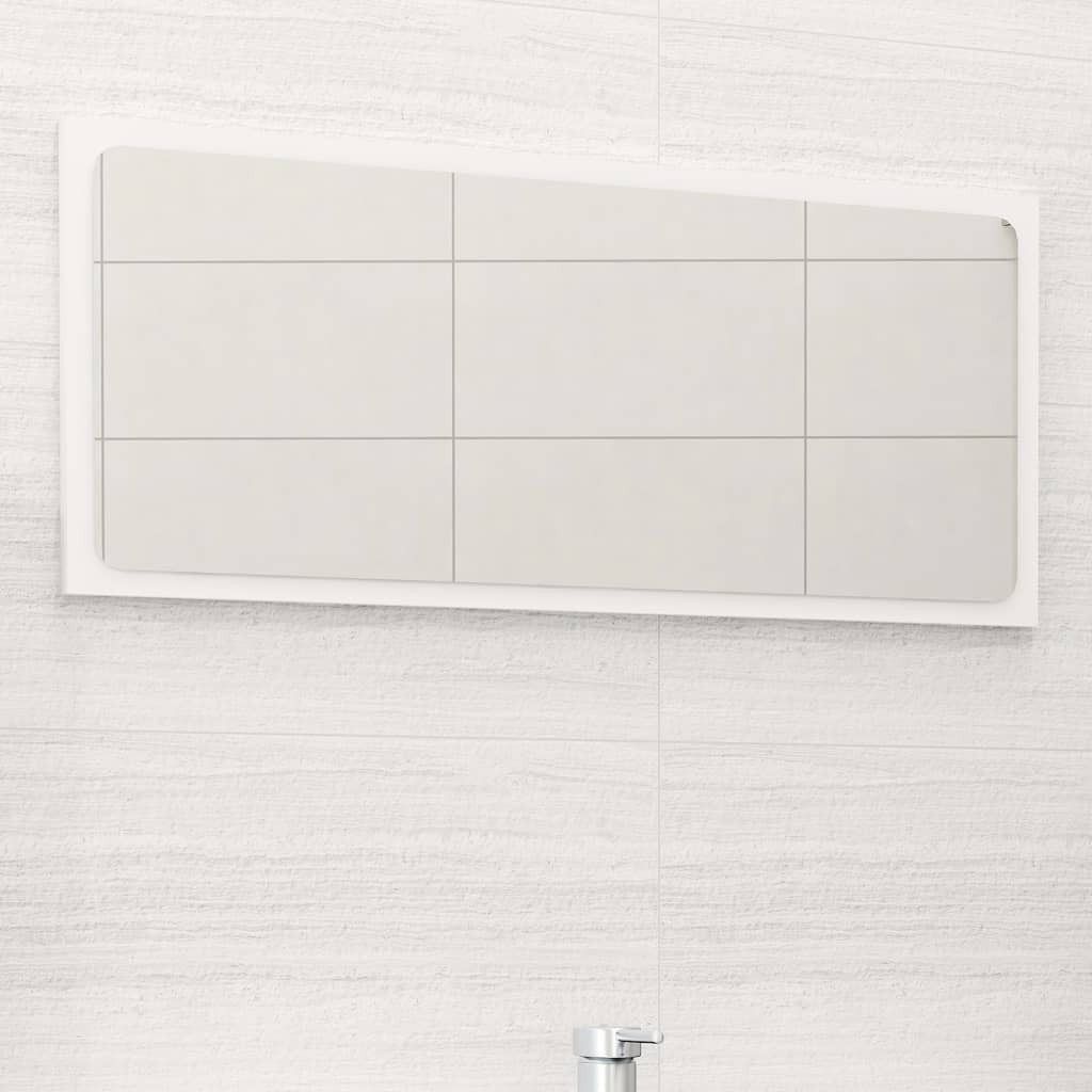 Espejo De Baño Madera Contrachapada 80X1,5X37 Cm