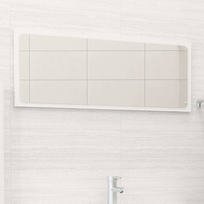 Espejo De Baño Madera Contrachapada 80X1,5X37 Cm