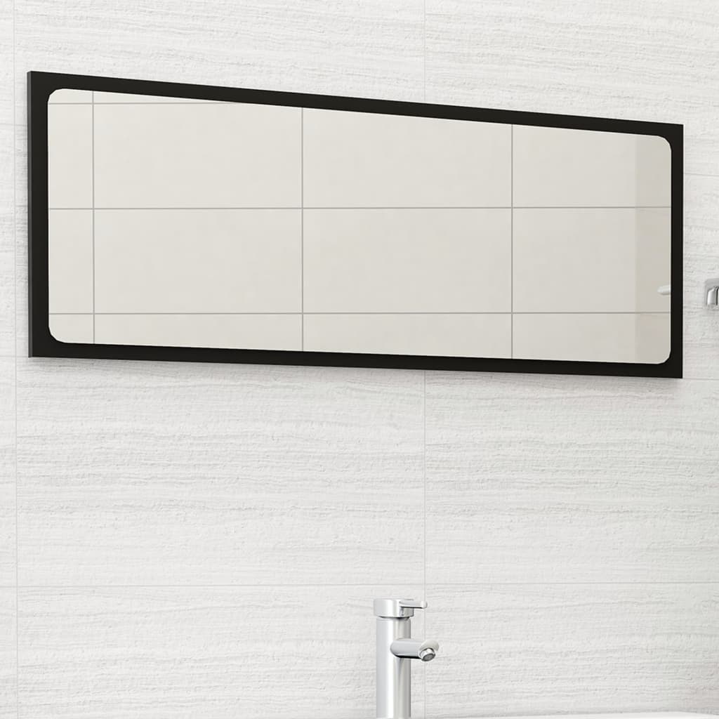 Espejo De Baño Madera Contrachapada 80X1,5X37 Cm