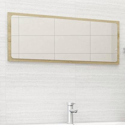 Espejo De Baño Madera Contrachapada 80X1,5X37 Cm
