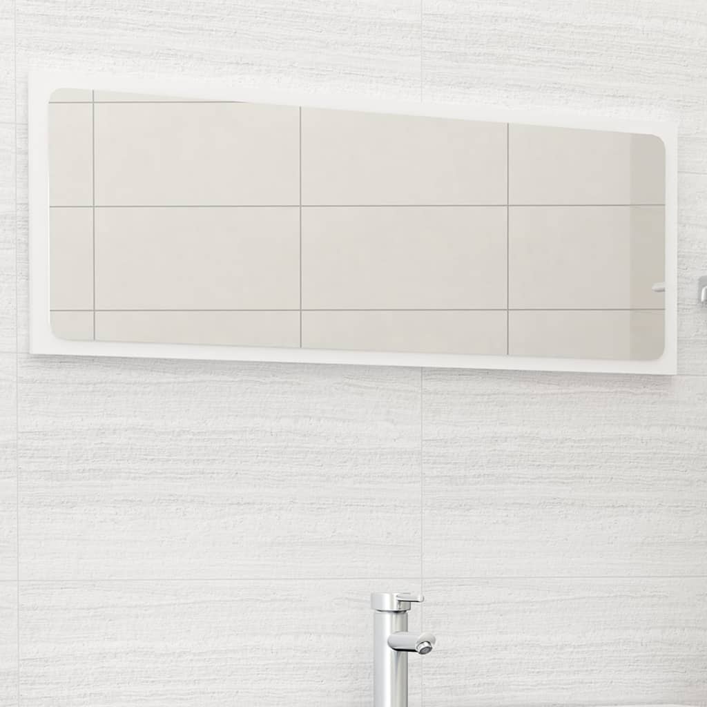 Espejo De Baño Madera Contrachapada 80X1,5X37 Cm