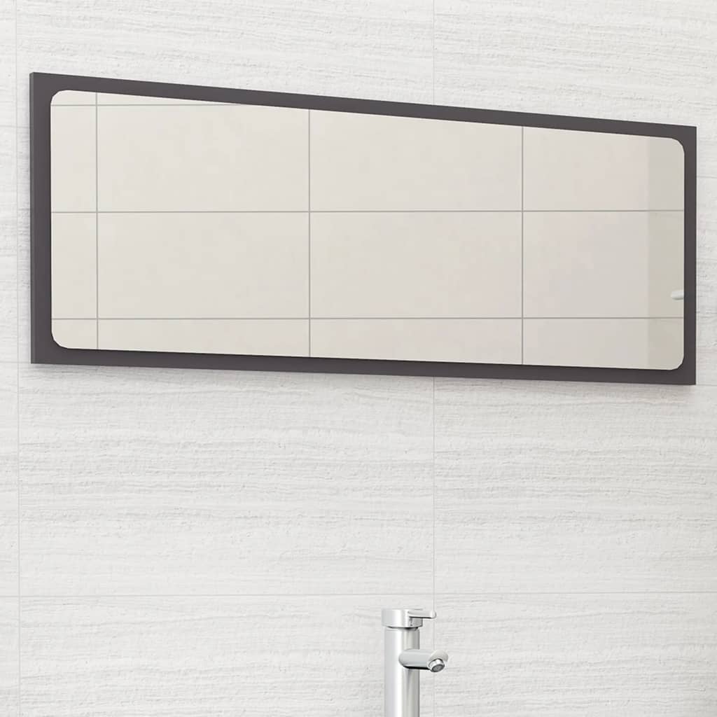 Espejo De Baño Madera Contrachapada 80X1,5X37 Cm