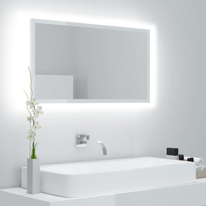 Espejo De Baño Acrílico 80X8,5X37 Cm