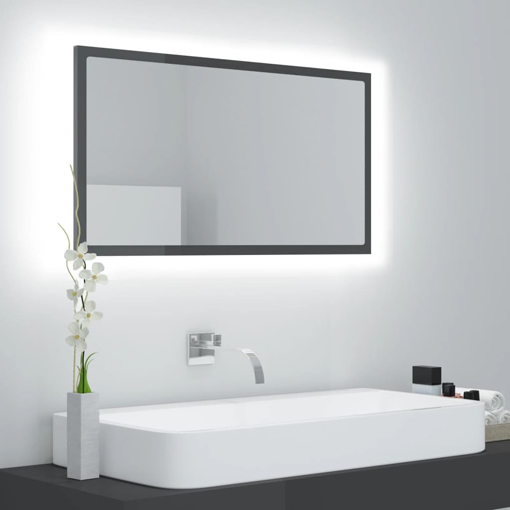 Espejo De Baño Acrílico 80X8,5X37 Cm
