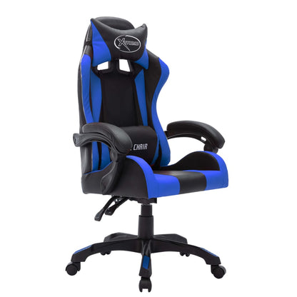 Silla Gaming Con Luces Led Rgb Cuero Sintético