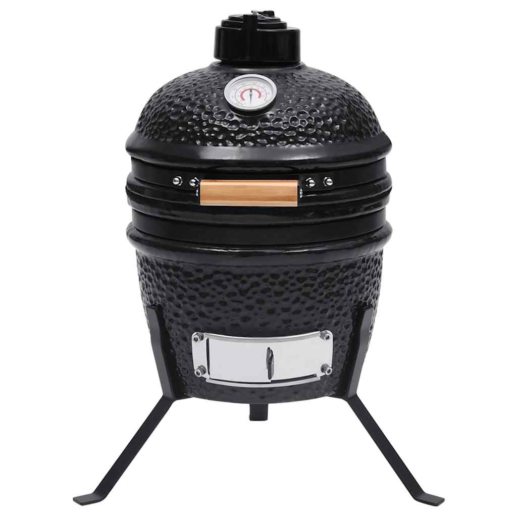 Barbacoa 2 En 1 Ahumadora Kamado De Cerámica 56 Cm
