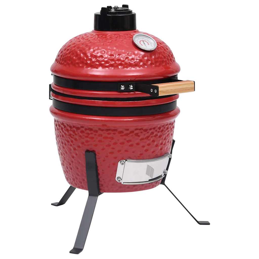 Barbacoa 2 En 1 Ahumadora Kamado De Cerámica 56 Cm