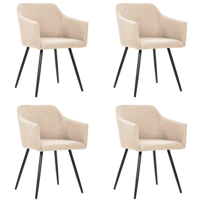 Sillas De Comedor 6 Unidades Tela