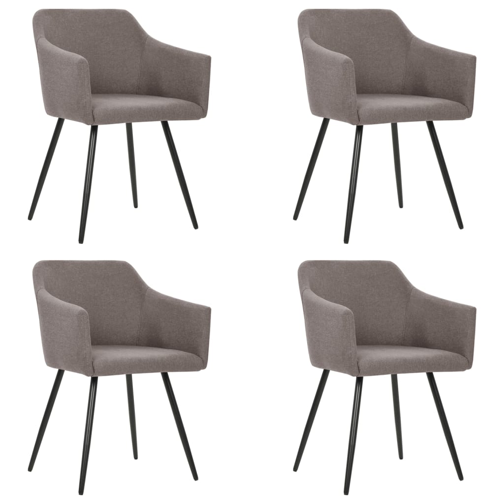 Sillas De Comedor 6 Unidades Tela