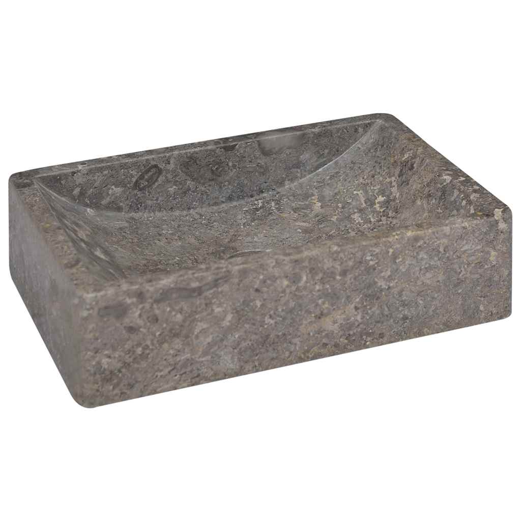 Lavabo De Mármol Con Brillo 45X30X12 Cm