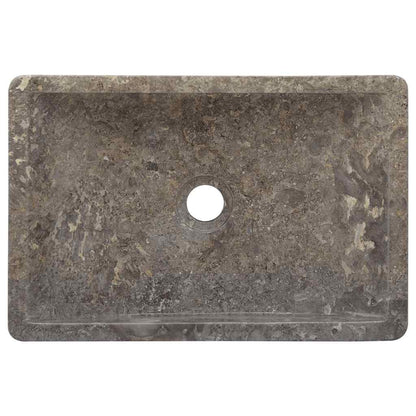 Lavabo De Mármol Con Brillo 45X30X12 Cm