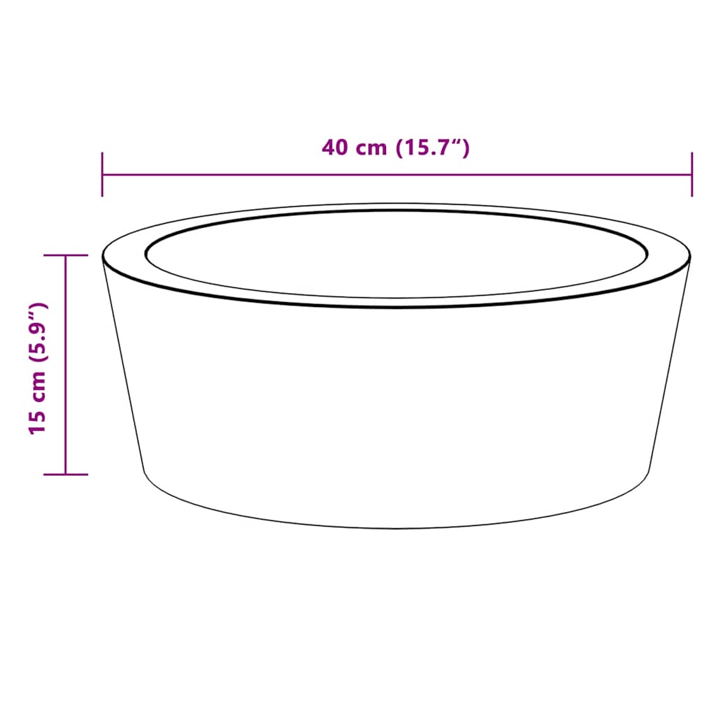 Lavabo Mármol Ø40X15 Cm