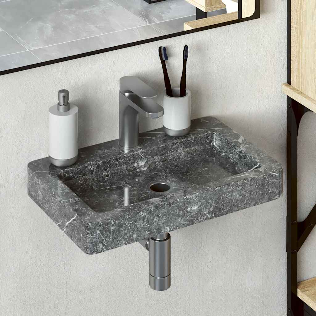 Lavabo De Pared Mármol 38X24X6,5 Cm