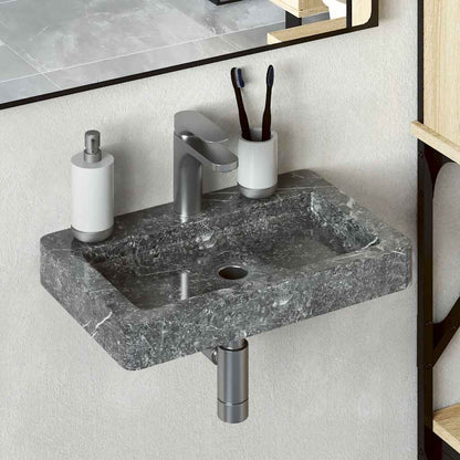 Lavabo De Pared Mármol 38X24X6,5 Cm