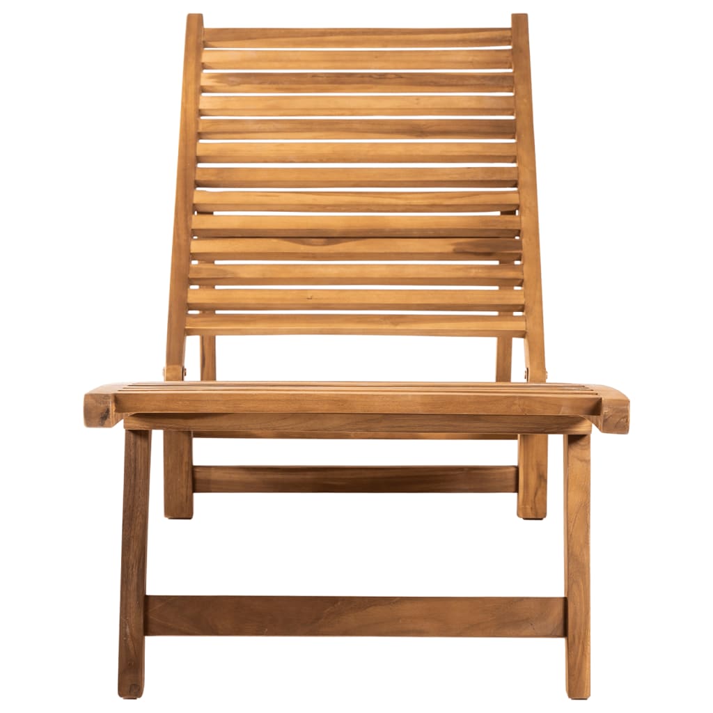 Tumbona De Madera Maciza De Teca