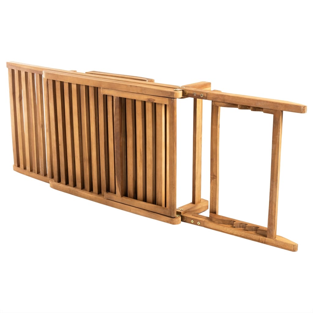 Tumbona De Madera Maciza De Teca