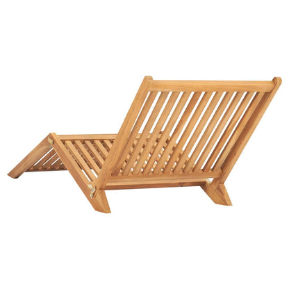 Tumbona De Madera Maciza De Teca