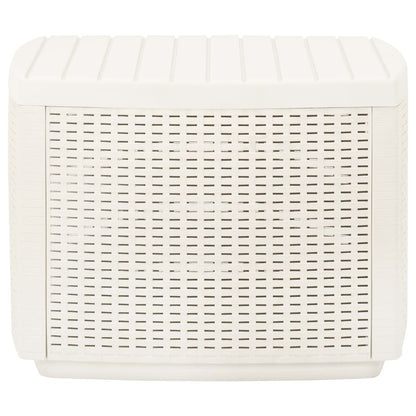 Mesa De Jardín Plástico Blanco 53X53X40 Cm