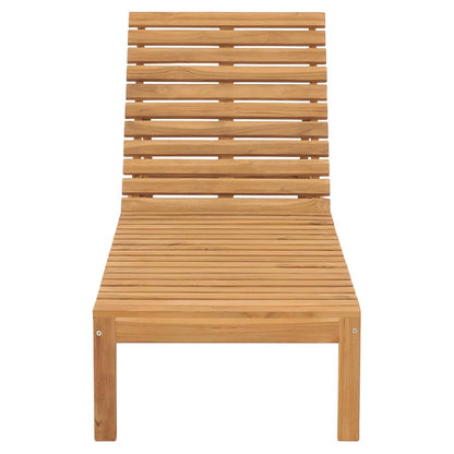 Tumbona De Madera Maciza De Teca