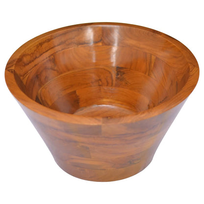 Lavabo De Madera Maciza De Teca Φ40X20 Cm