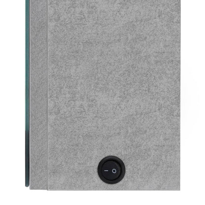 Armario De Baño Con Espejo Led 80X12X68 Cm