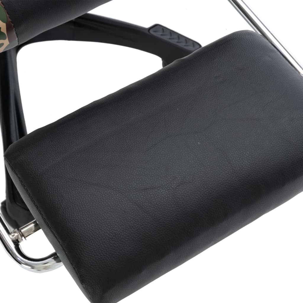Silla Gaming Cuero Sintético Negro Y Camuflaje