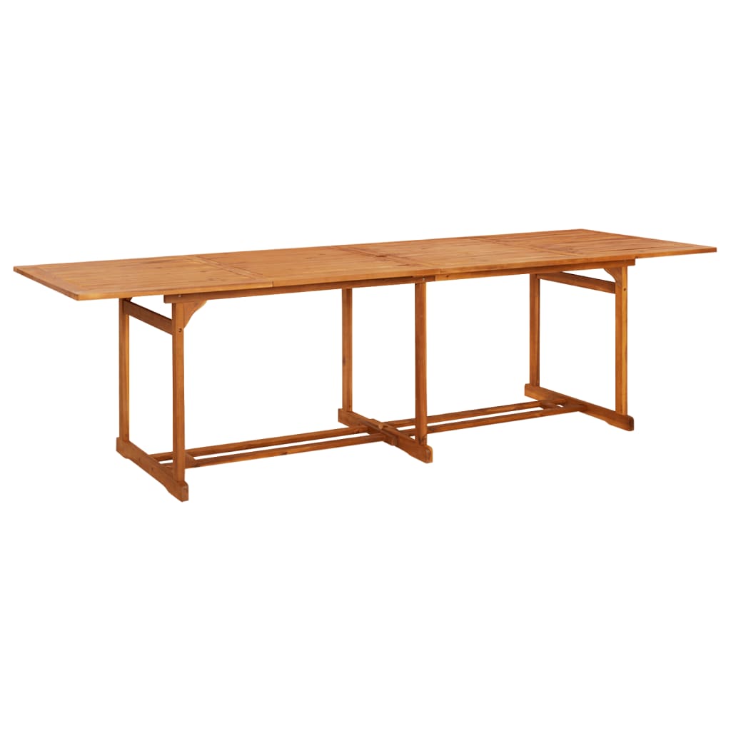 Mesa De Comedor Jardín 280X90X75 Cm Madera Maciza De Acacia