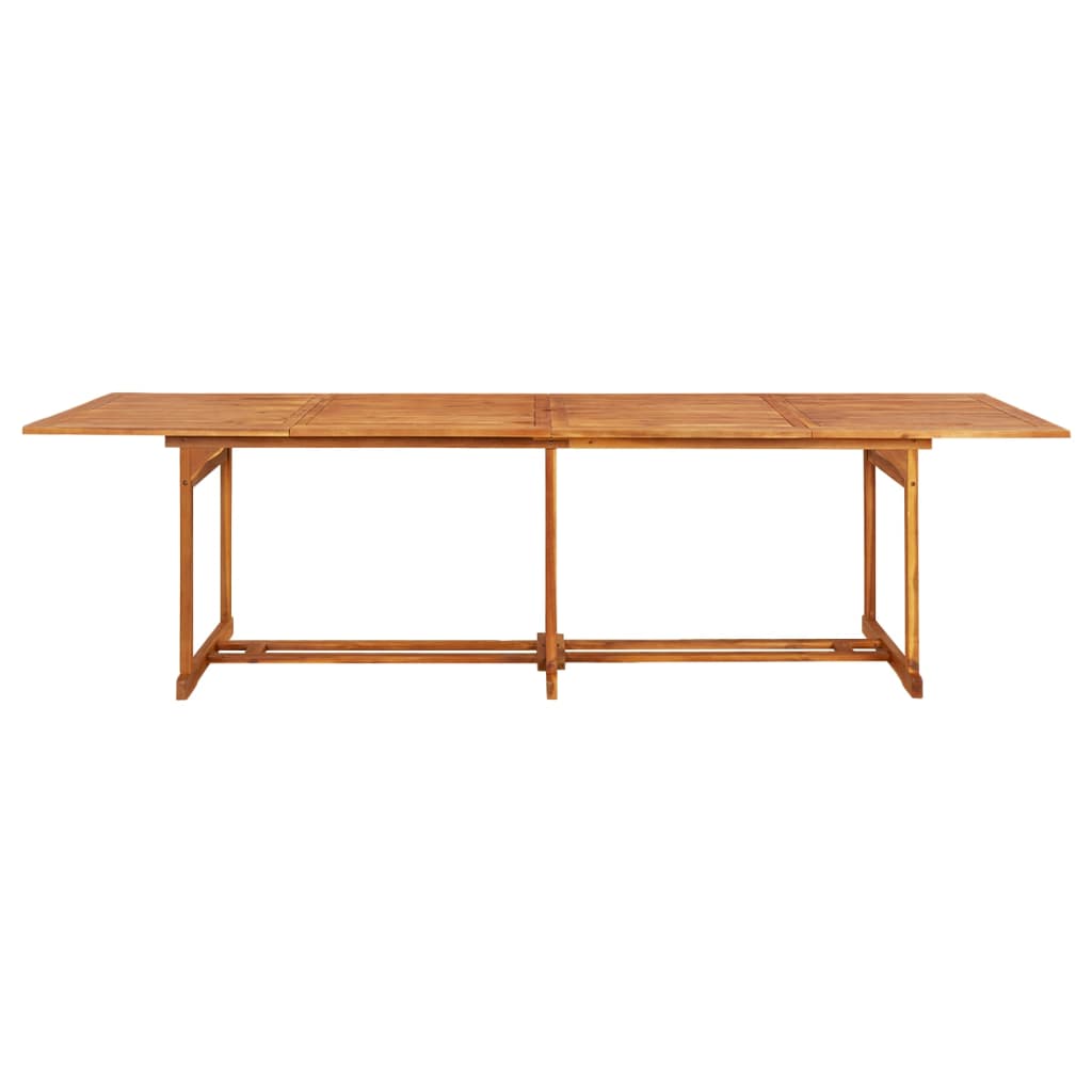 Mesa De Comedor Jardín 280X90X75 Cm Madera Maciza De Acacia