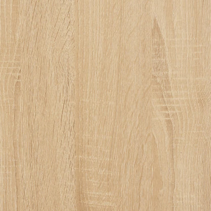 Mesa De Centro Madera Contrachapada Color Roble 90X60X35 Cm
