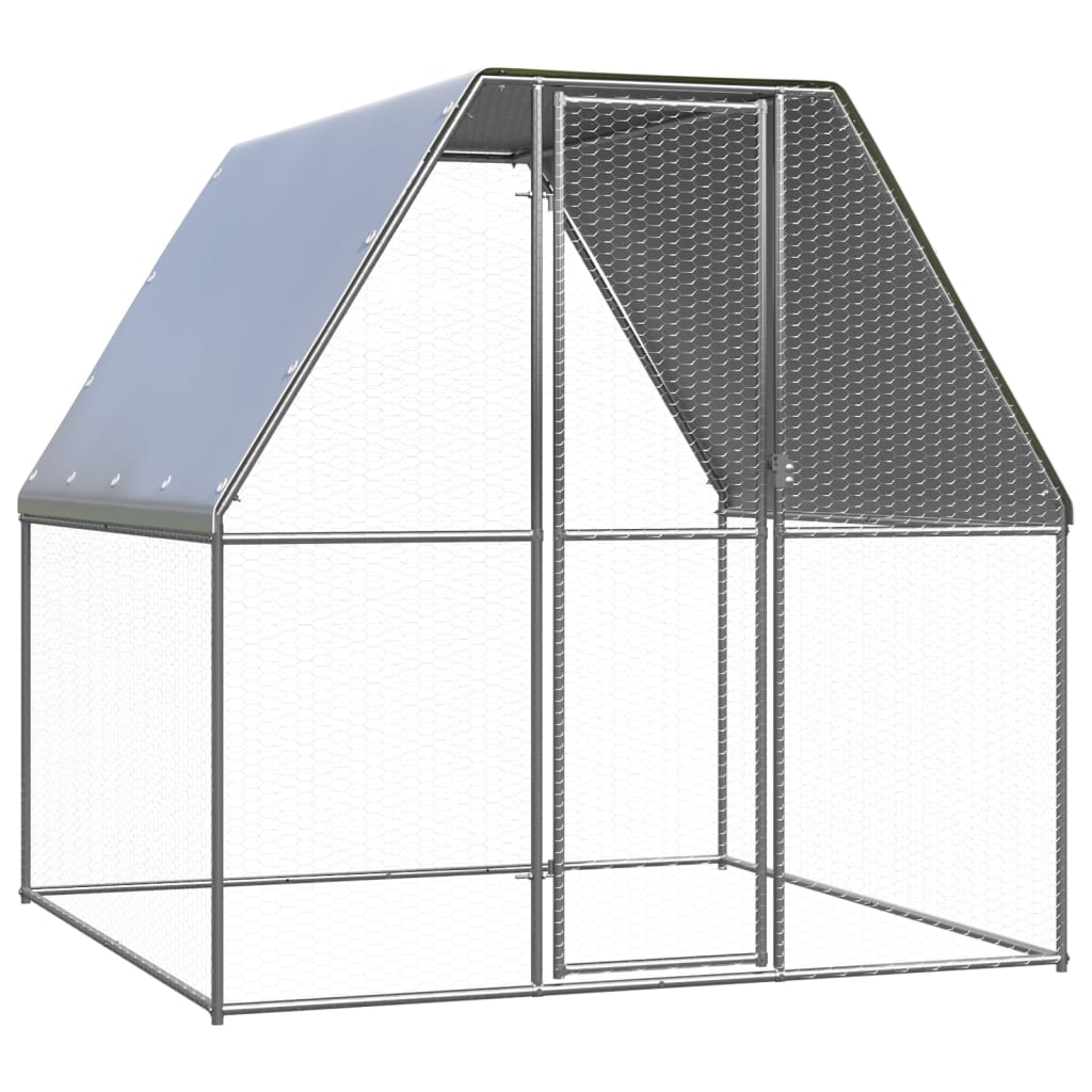 Jaula Gallinero De Exterior De Acero Galvanizado
