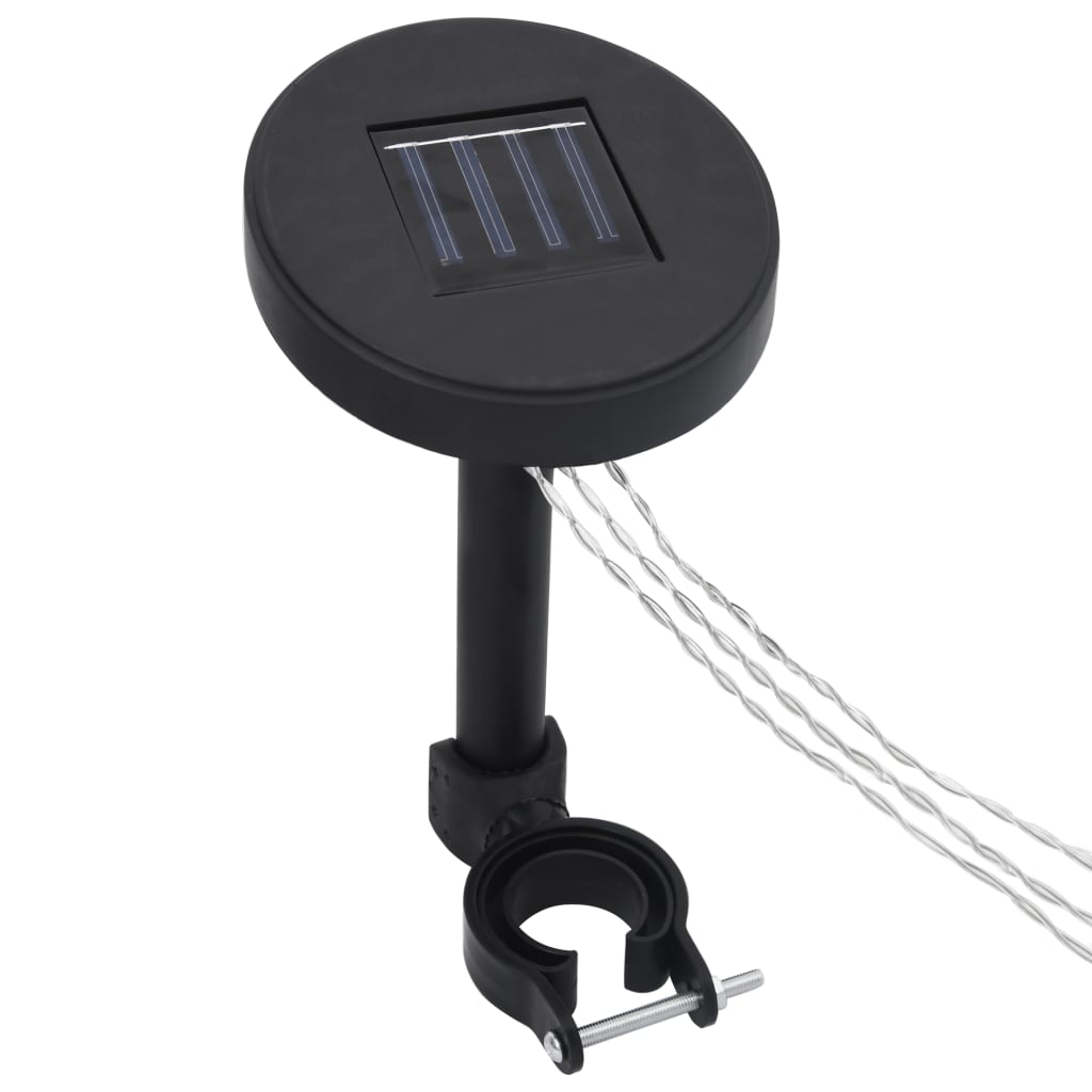 Cenador Con Doble Techo Y Tira De Luces Led 3X3 M