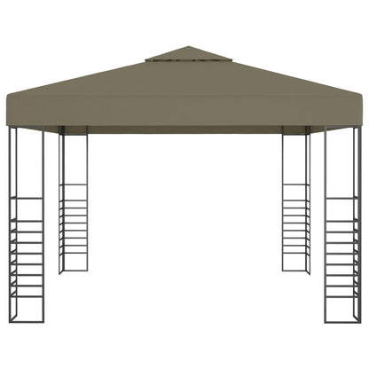 Carpa Cenador De Jardín Con Tira De Luz Led 3X3M 180 G/M²