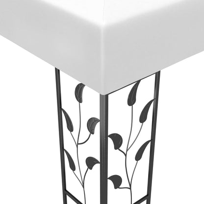 Carpa Cenador De Jardín Con Tira De Luz Led 3X3 M
