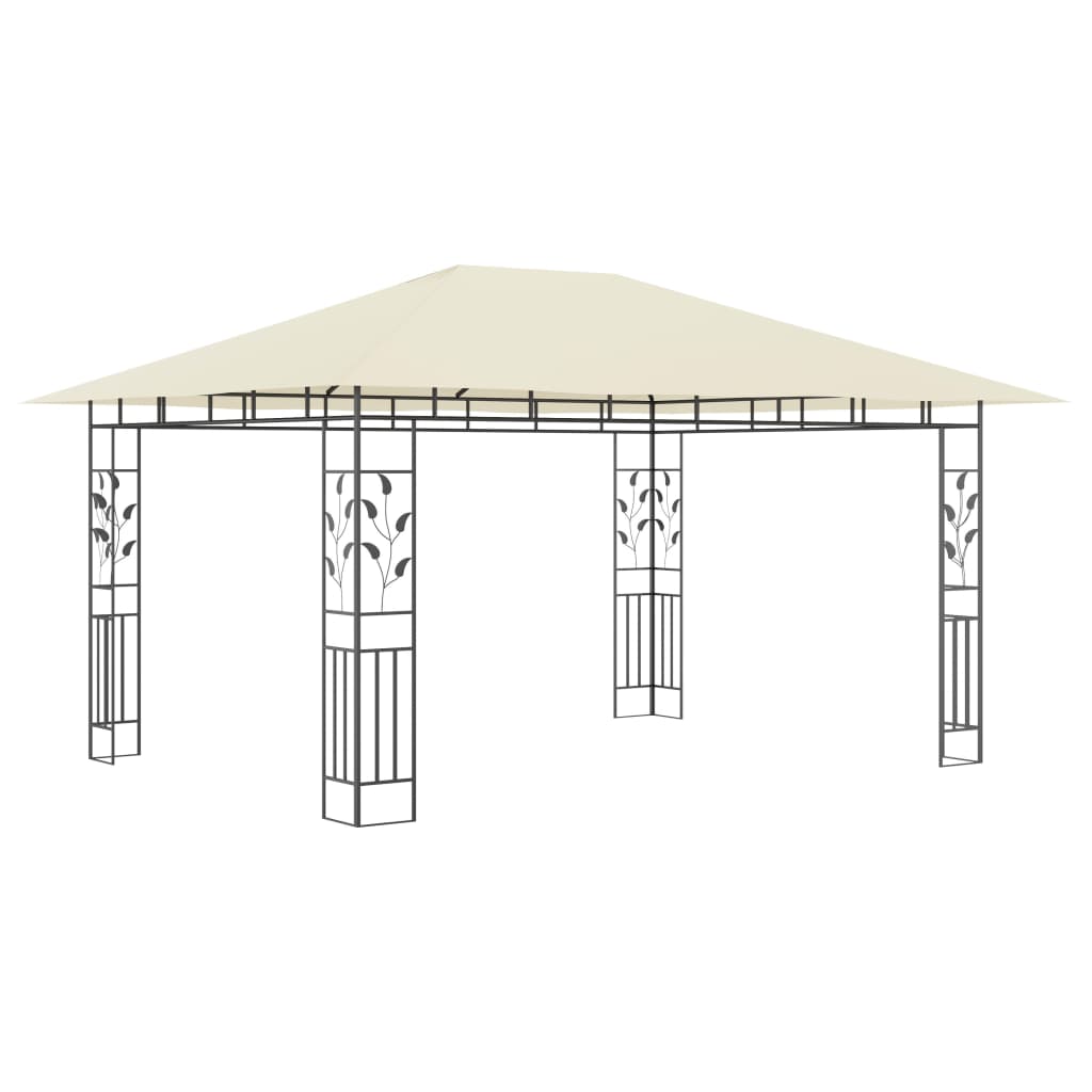 Cenador Con Mosquitera Y Tira Luz Led 4X3X2,73M 180 G/M²