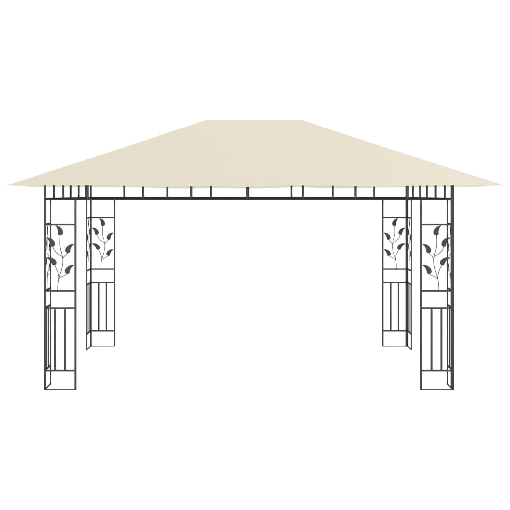 Cenador Con Mosquitera Y Tira Luz Led 4X3X2,73M 180 G/M²